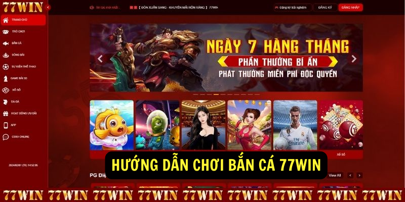 Cách để chơi Game bắn cá 77win